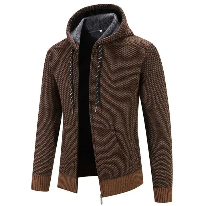 Yves™ |  Gilet Tricot Douillet avec Capuchon