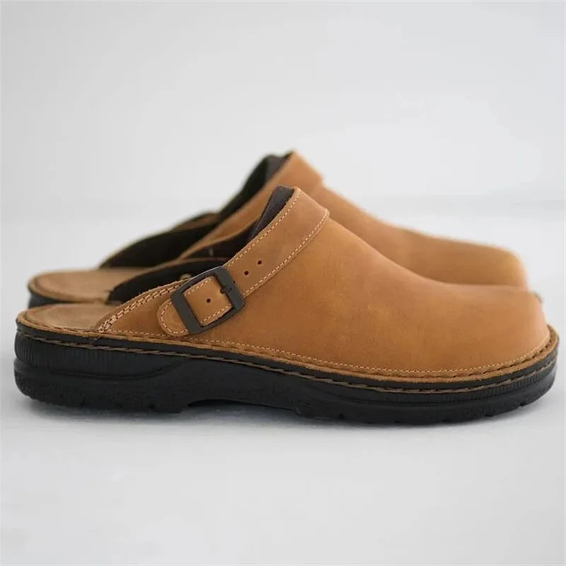 Jean | Chaussons en Cuir Orthopédique