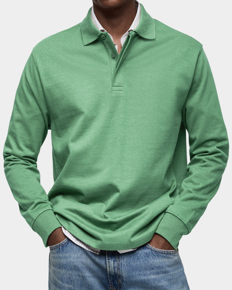 Mark™ | Polo à manches longues classique
