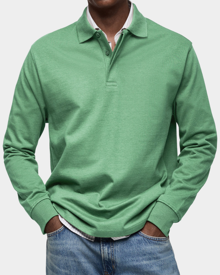 Mark™ | Polo à manches longues classique