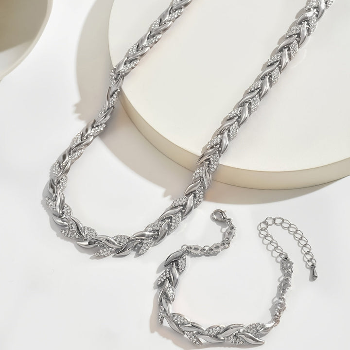 Emma™ | Ensemble Collier et Bracelet Motif Queue de Poisson