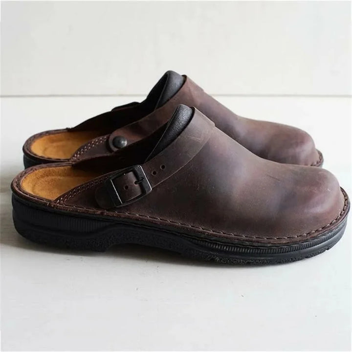Jean | Chaussons en Cuir Orthopédique