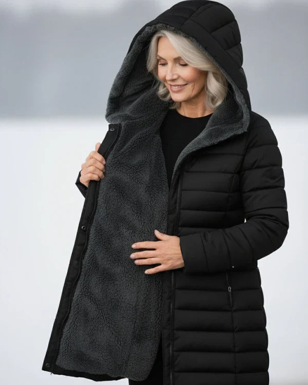 Louise™ | Manteau matelassé doublé de molleton