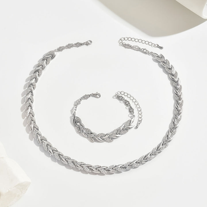 Emma™ | Ensemble Collier et Bracelet Motif Queue de Poisson