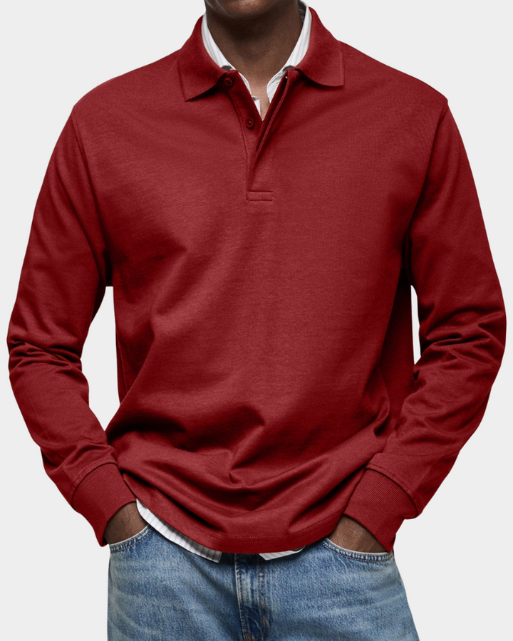 Mark™ | Polo à manches longues classique