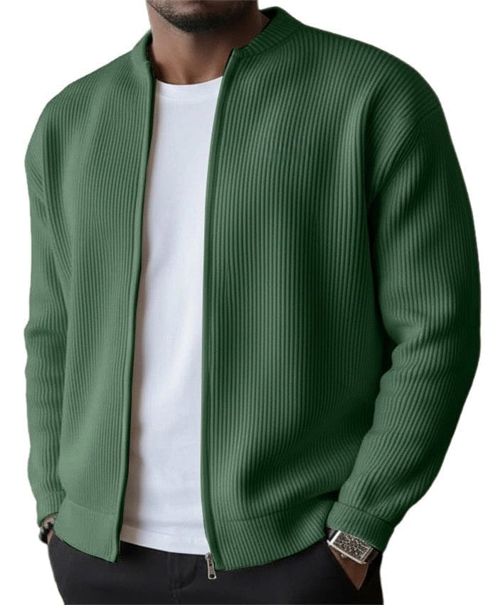 Xavier™ | Cardigan Zippé Côtelé André Ferran