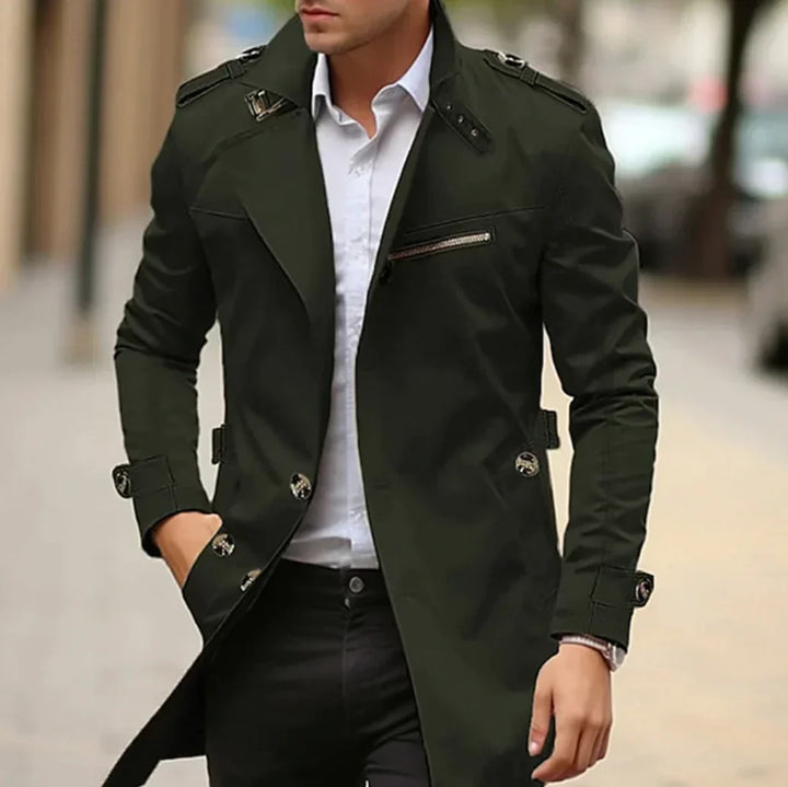 Marc™ | Élégant trench-coat pour homme à coupe lente