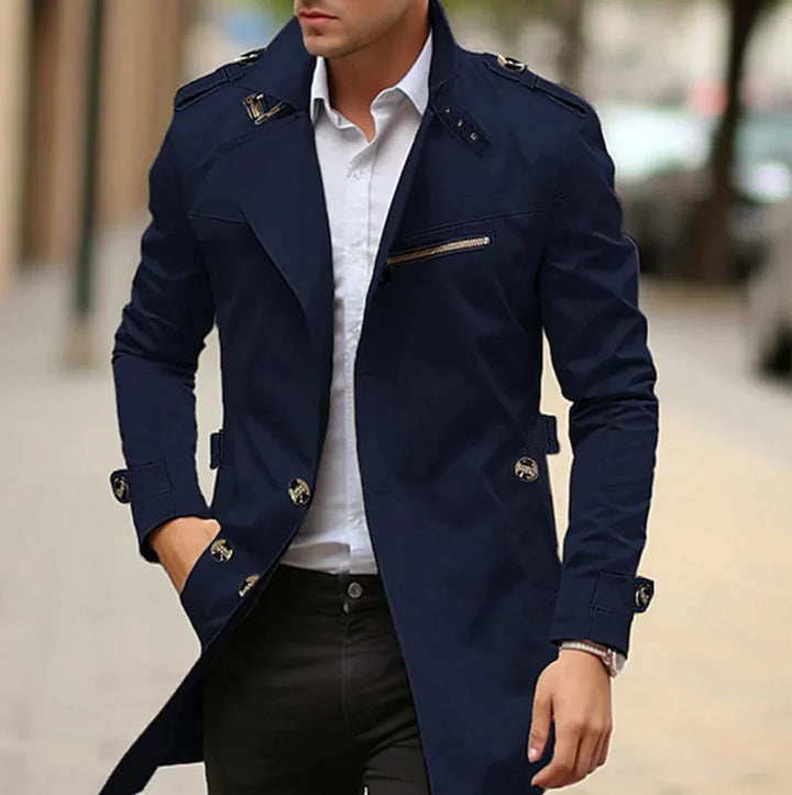 Marc™ | Élégant trench-coat pour homme à coupe lente