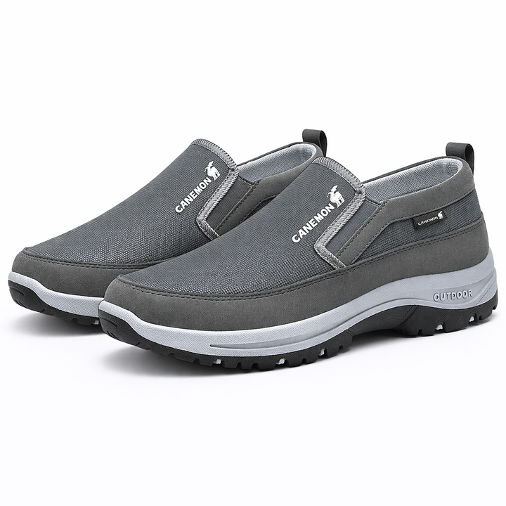 Pierre™ | Chaussures de marche pour hommes orthopédiques légères sans lacets avec semelle flexible et design respirant