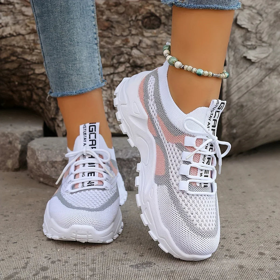 Mathilde™ | Espadrilles Orthopédiques Respirantes à Lacets et Maille