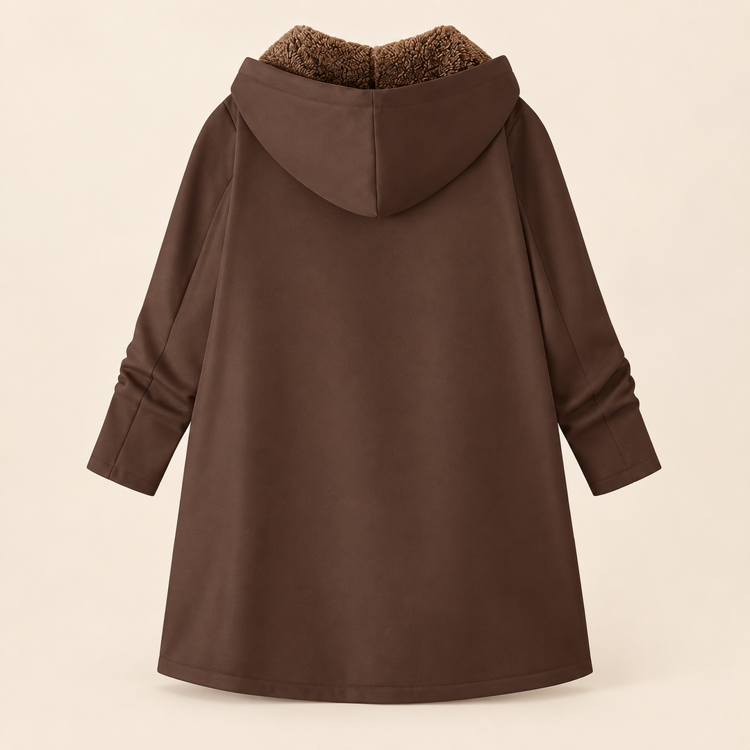 Louise™ | Manteau à capuchon doublé de sherpa douillet