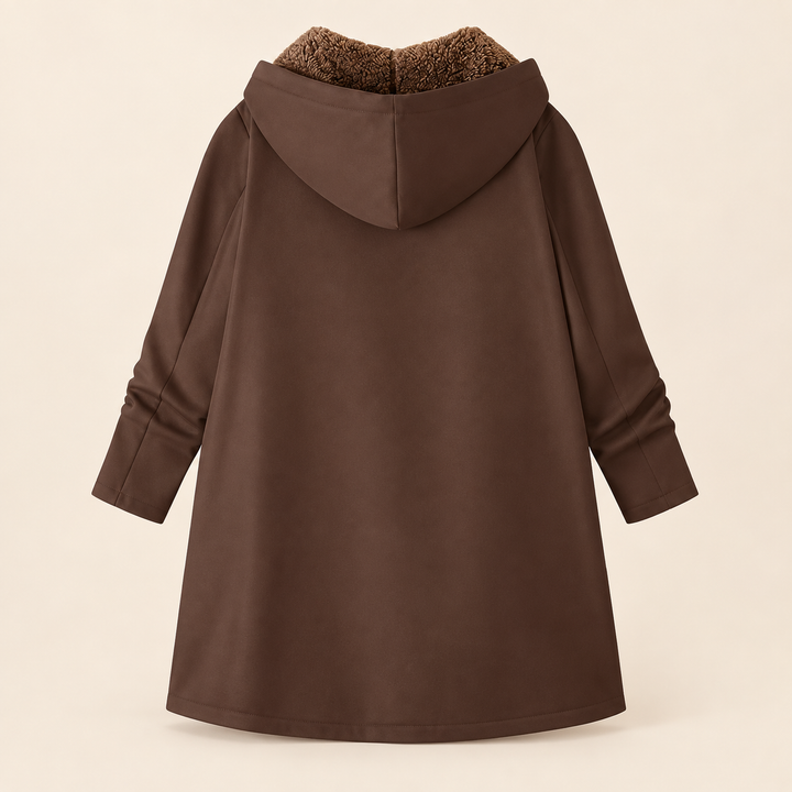 Louise™ | Manteau à capuchon doublé de sherpa douillet