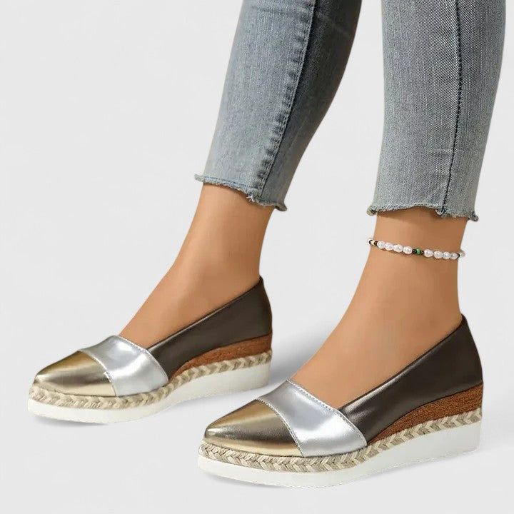 Lucie™ | Mocassins à Semelle Compensée