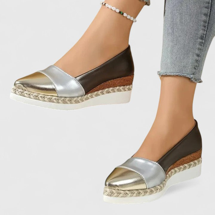 Lucie™ | Mocassins à Semelle Compensée