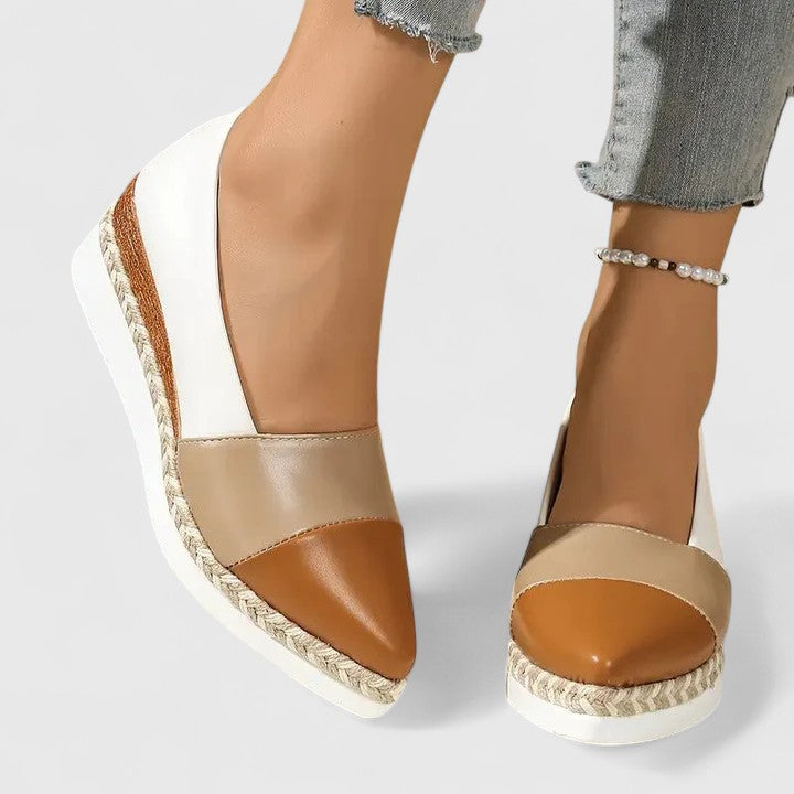 Lucie™ | Mocassins à Semelle Compensée