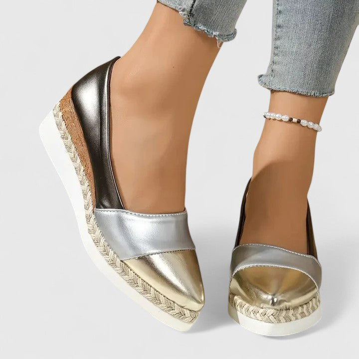 Lucie™ | Mocassins à Semelle Compensée