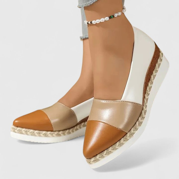 Lucie™ | Mocassins à Semelle Compensée
