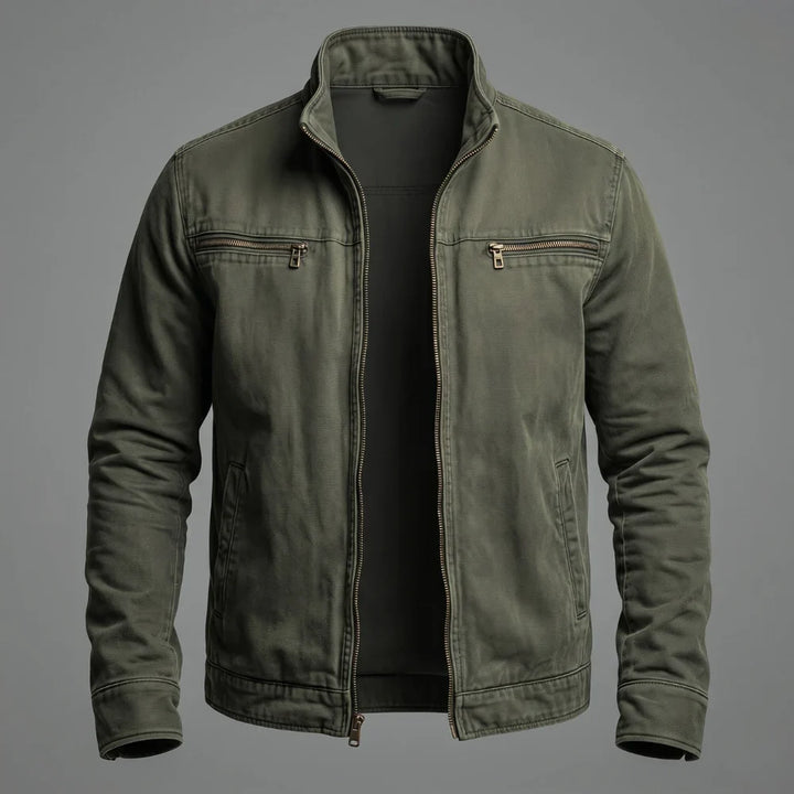 Pascal™ |  Veste de coton vintage avec fermeture éclair