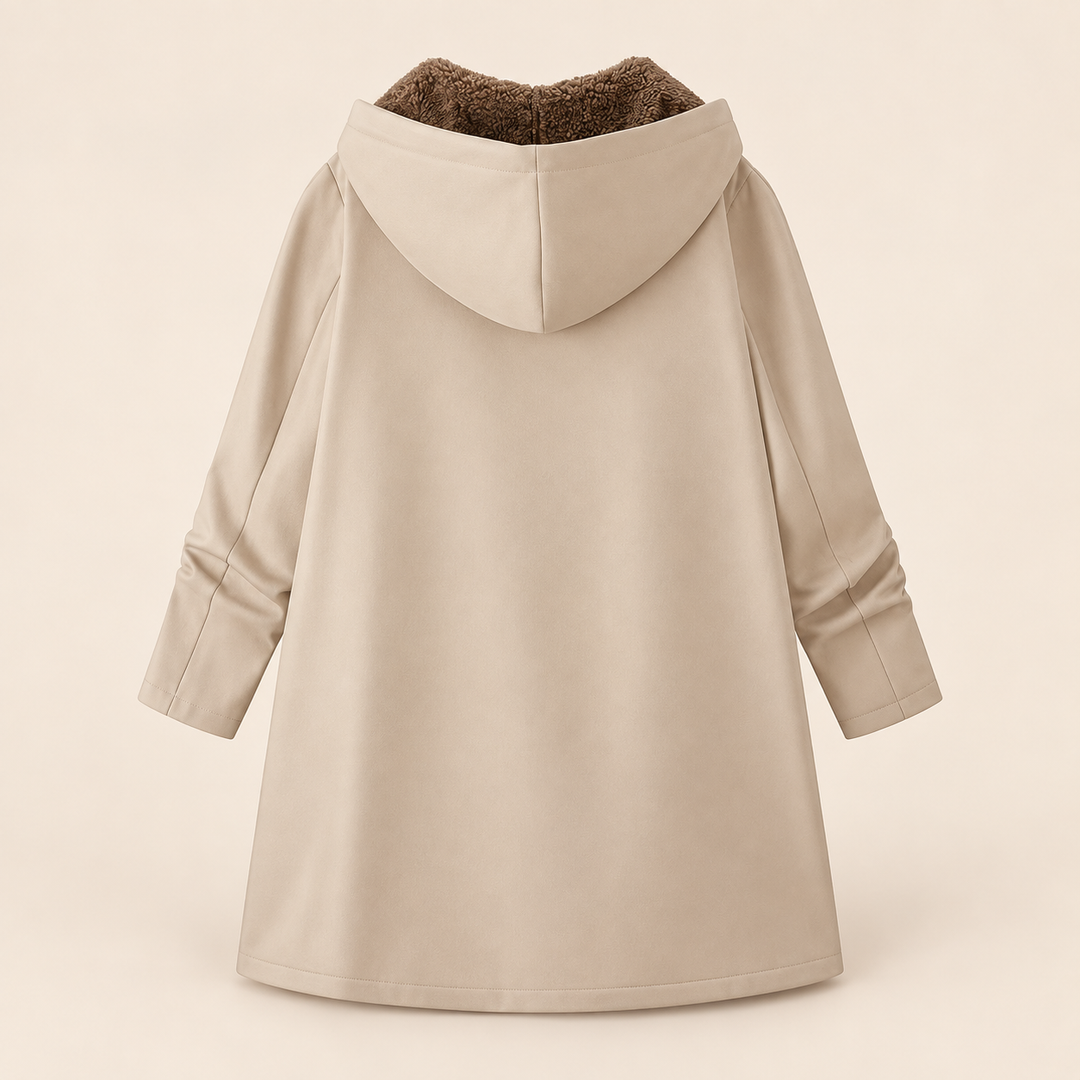Louise™ | Manteau à capuchon doublé de sherpa douillet