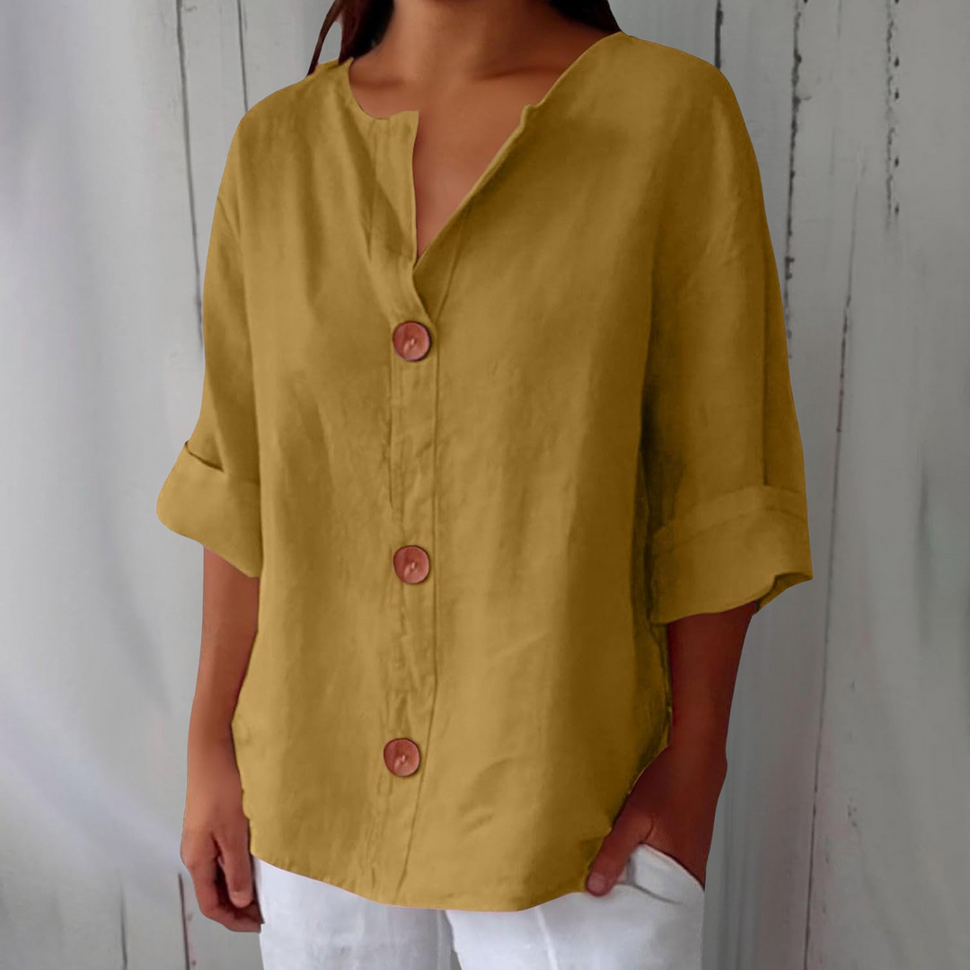 Helen™ | Blouse Détendue pour une Élégance Intemporelle