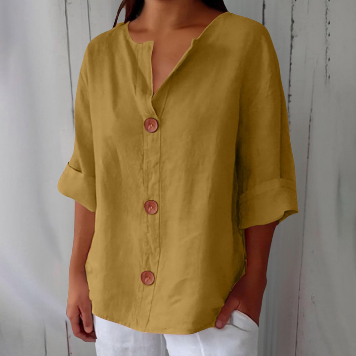 Helen™ | Blouse Détendue pour une Élégance Intemporelle