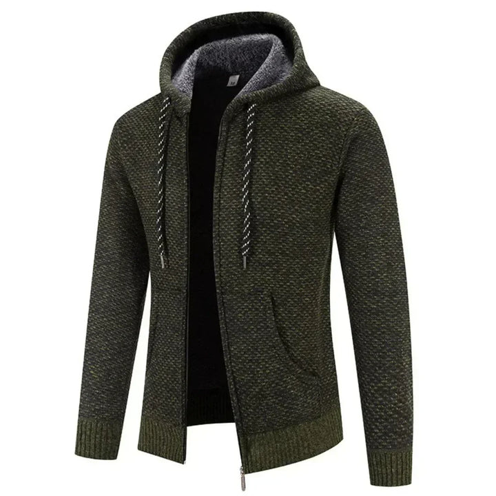 Yves™ |  Gilet Tricot Douillet avec Capuchon