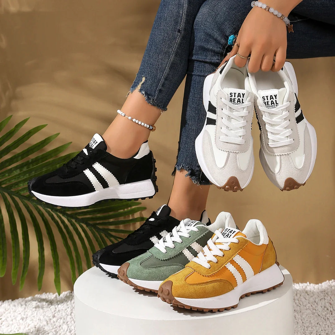 Lucie™ | Chaussures Lacées Bicolores