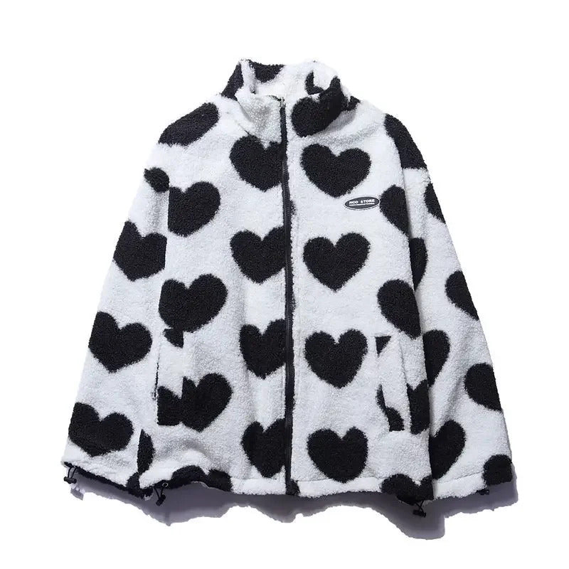 Clara™ | Veste Réversible Cœurs