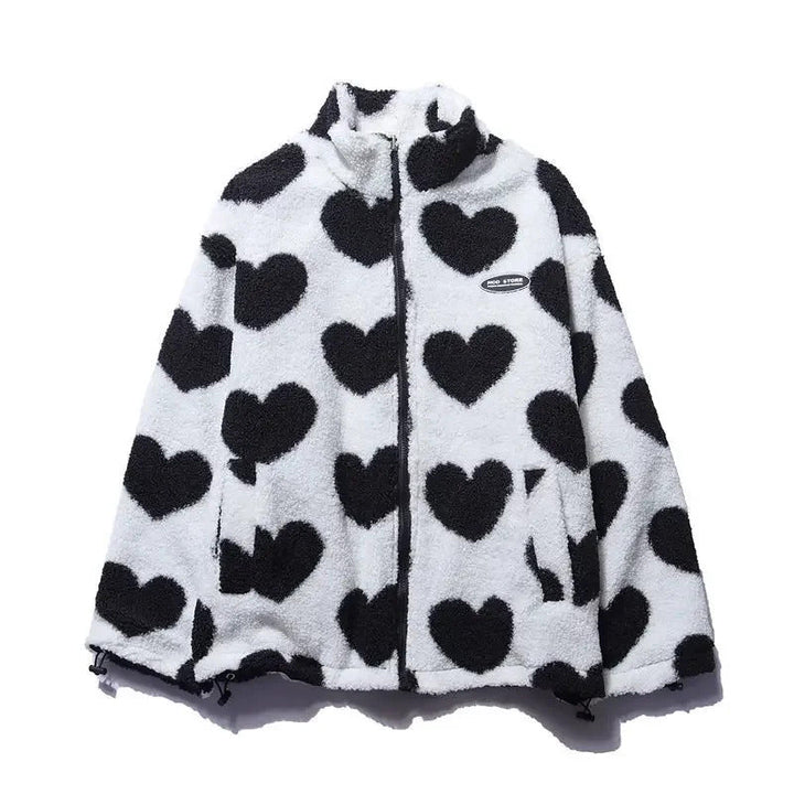 Clara™ | Veste Réversible Cœurs