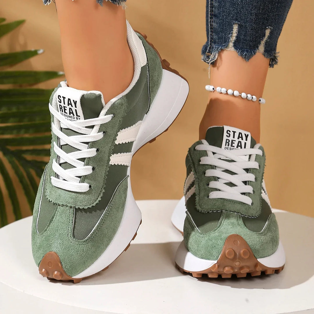 Lucie™ | Chaussures Lacées Bicolores