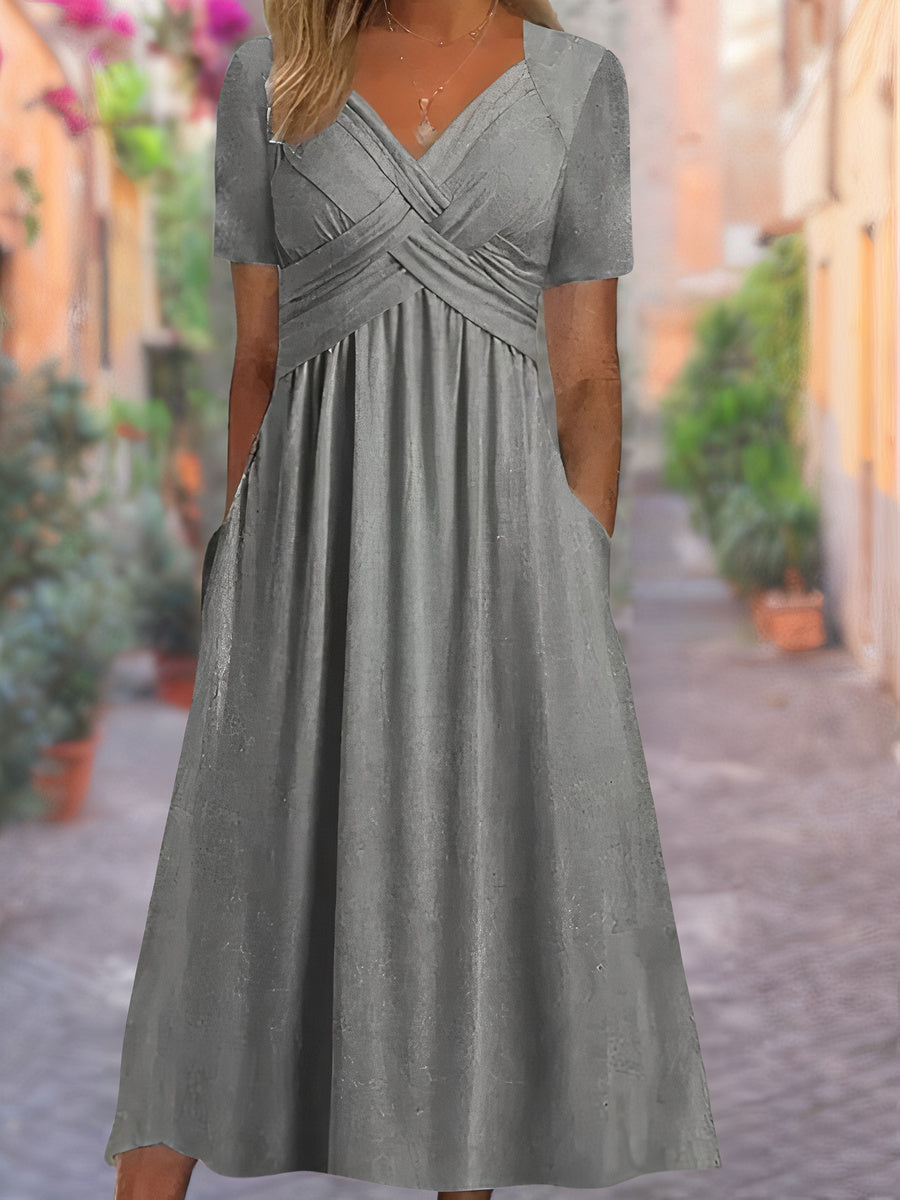 Carla™ - Robe V-Cou Confortable