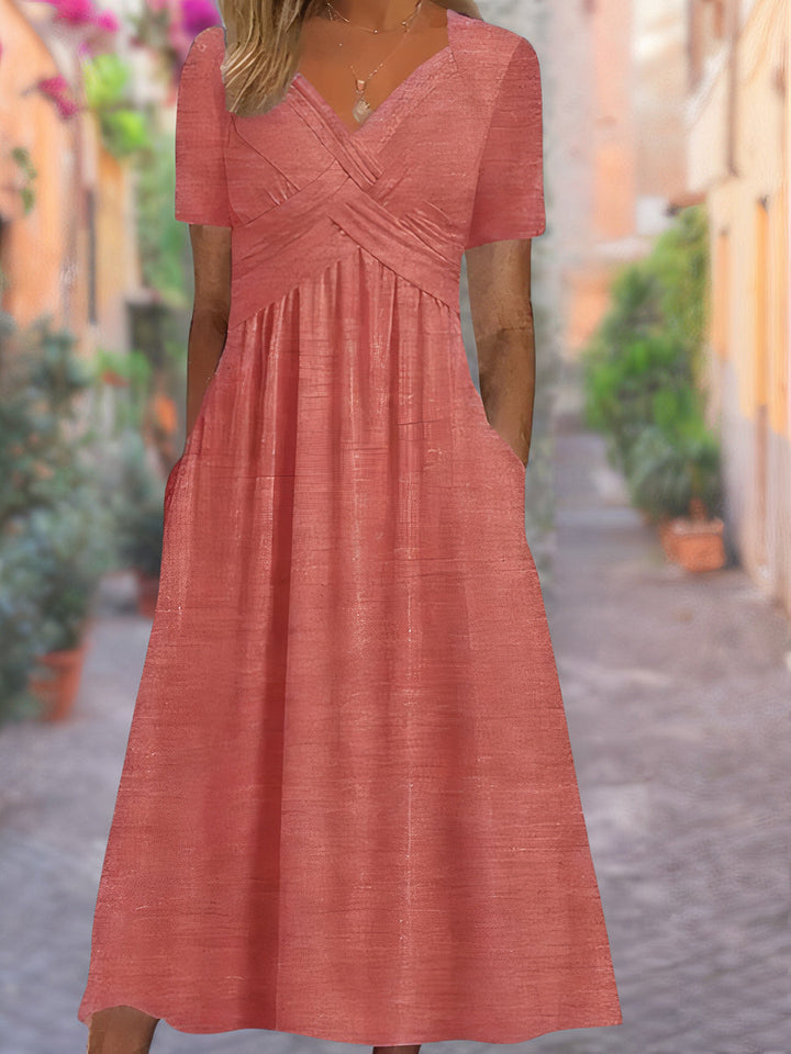 Carla™ - Robe V-Cou Confortable
