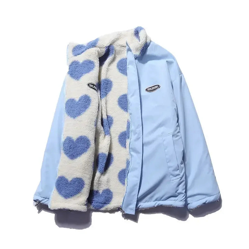 Clara™ | Veste Réversible Cœurs