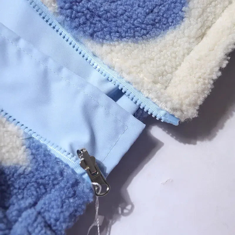 Clara™ | Veste Réversible Cœurs