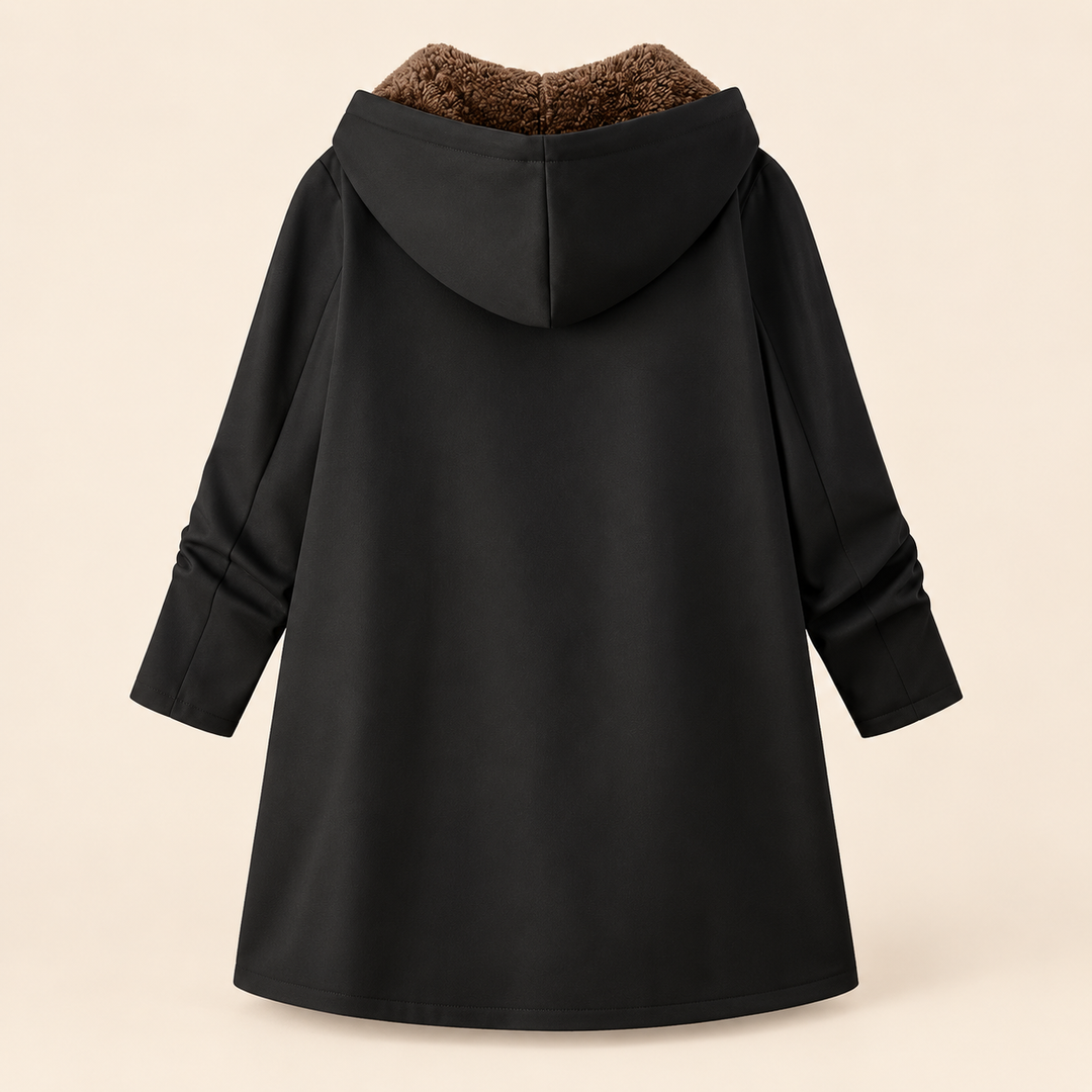 Louise™ | Manteau à capuchon doublé de sherpa douillet