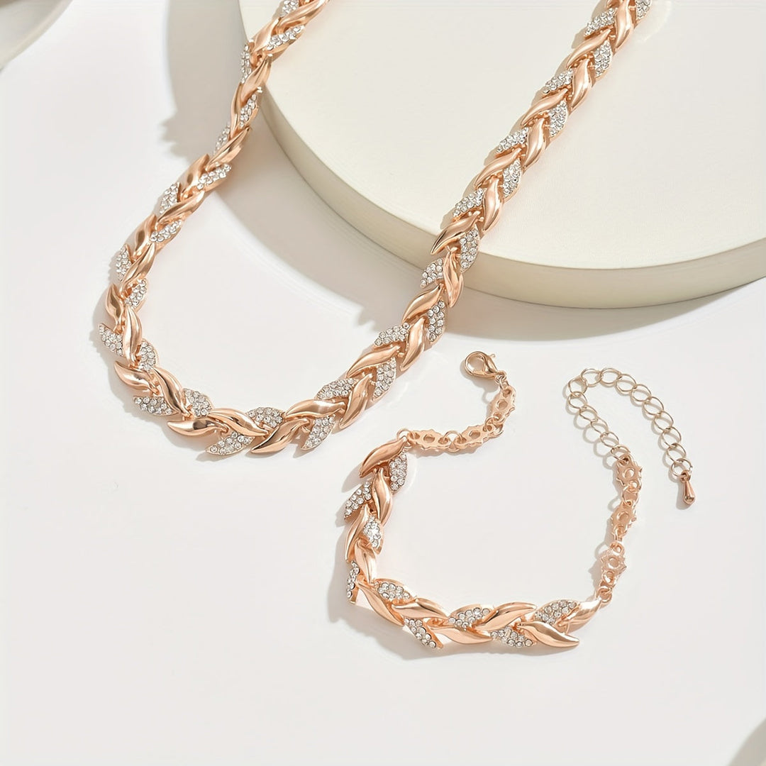 Emma™ | Ensemble Collier et Bracelet Motif Queue de Poisson