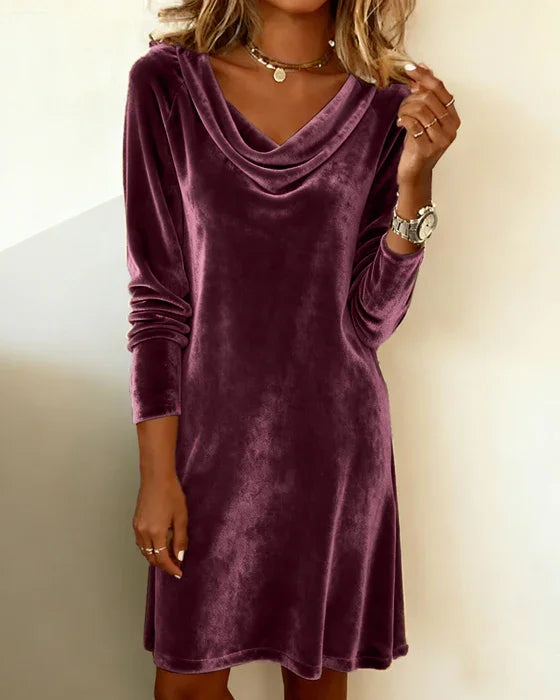 Marie | Robe en Velours Élégante