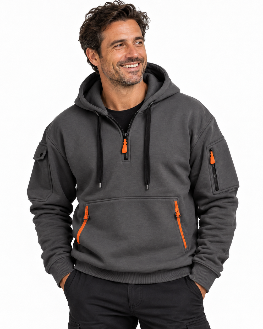 Vincent™ | Hoodie à Fermeture Éclair Partielle