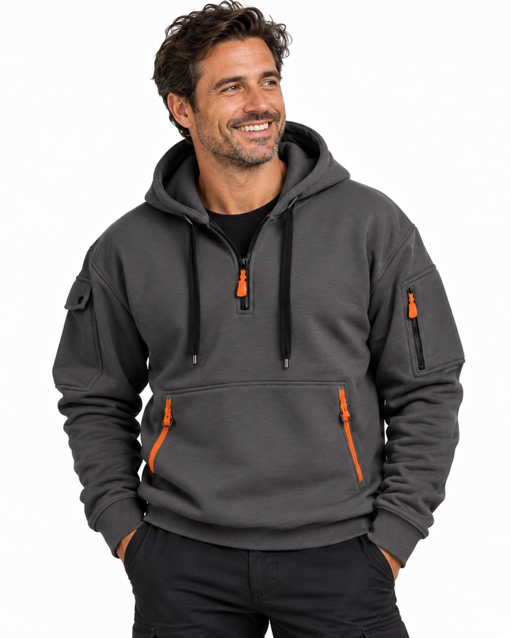 Vincent™ | Hoodie à Fermeture Éclair Partielle