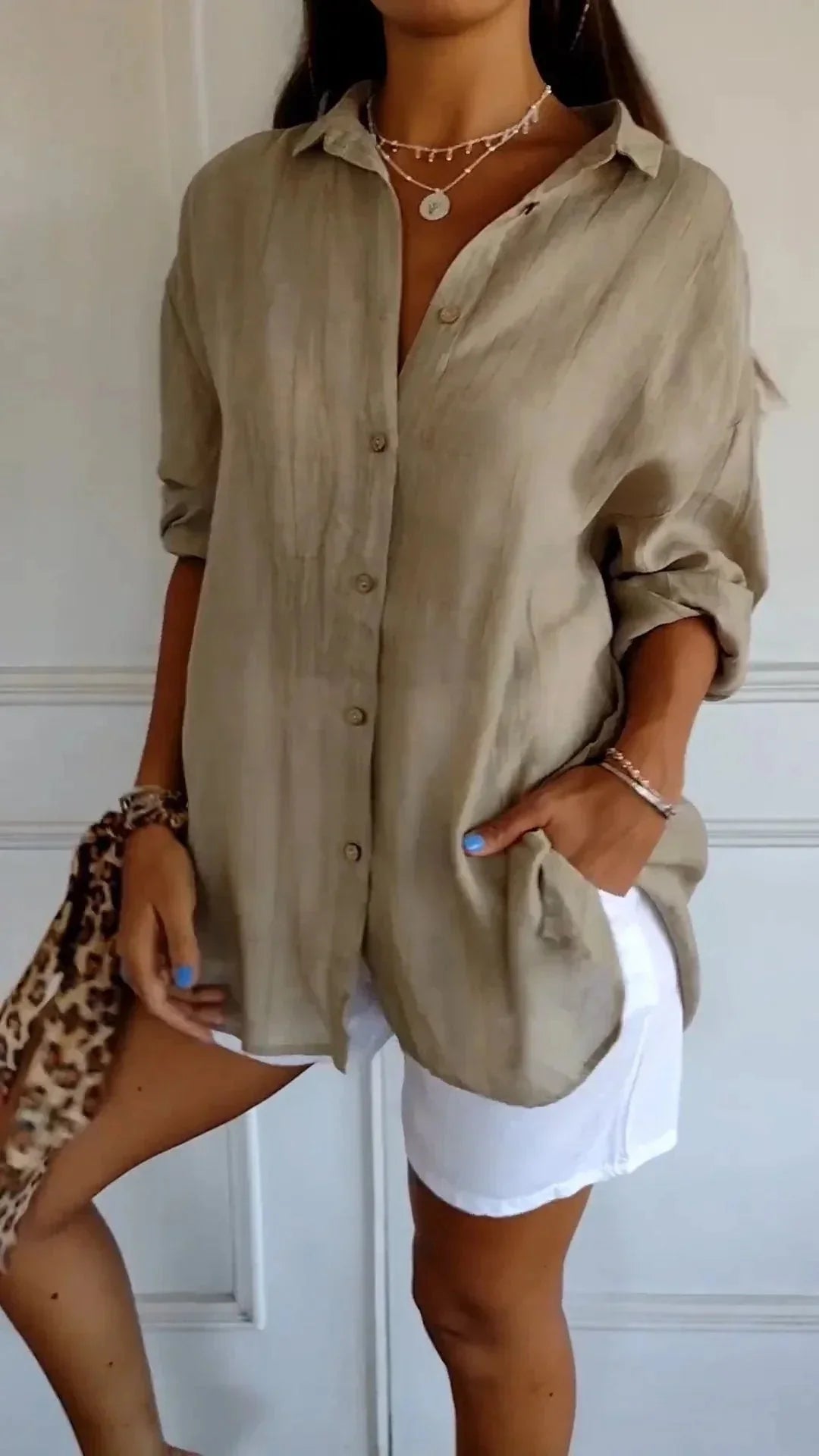Barbara™ - Blouse en coton de haute qualité