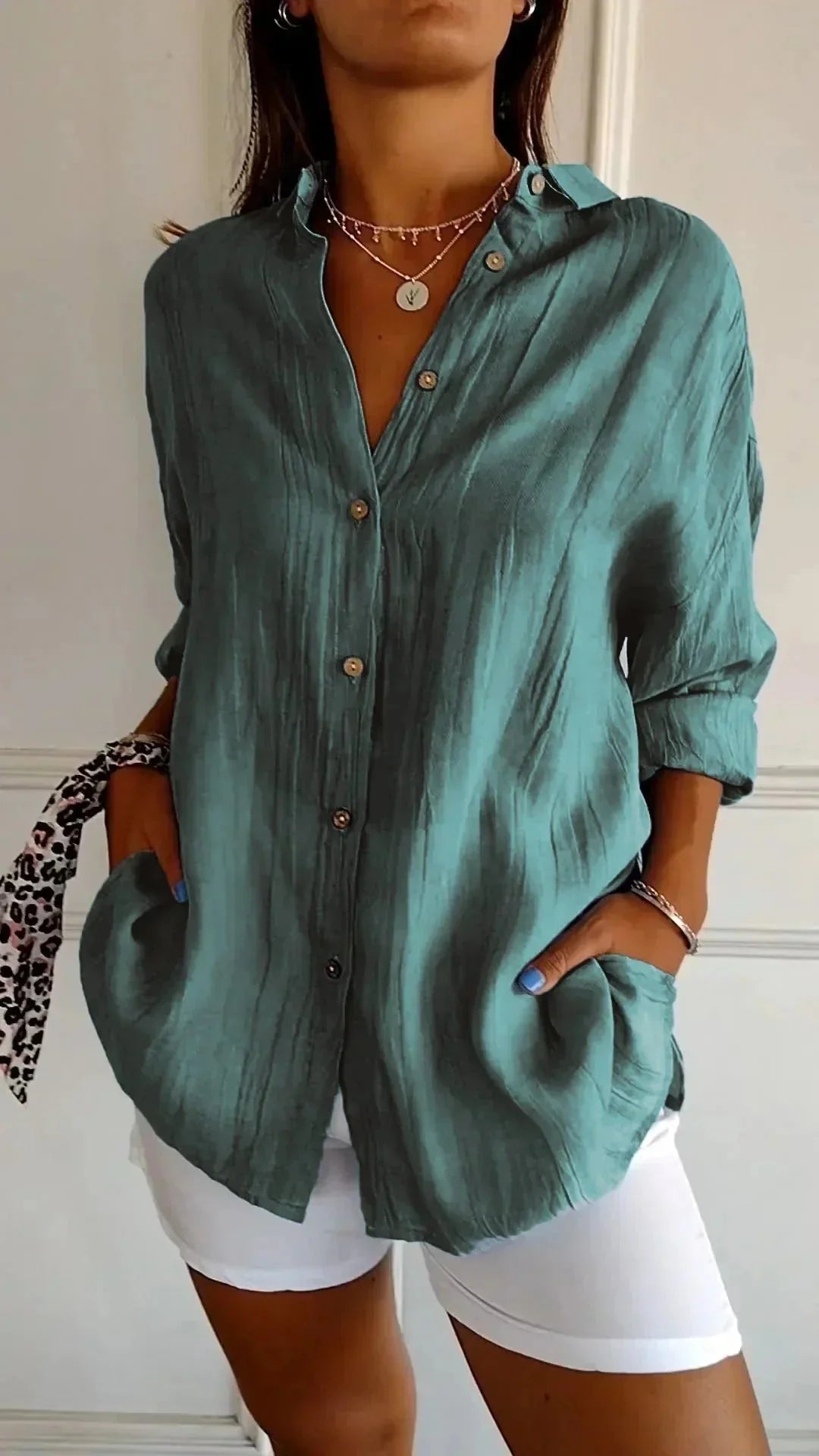 Barbara™ - Blouse en coton de haute qualité