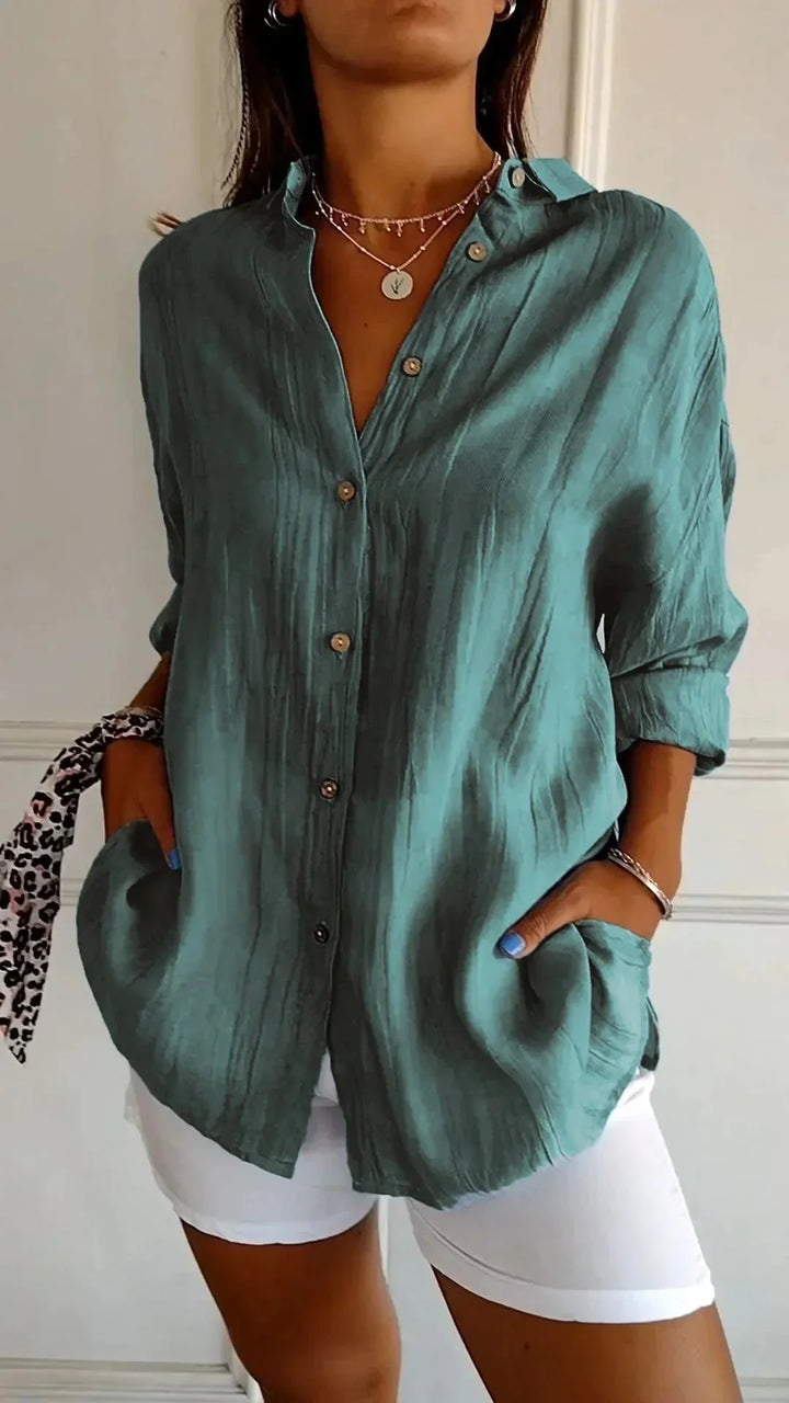 Barbara™ - Blouse en coton de haute qualité