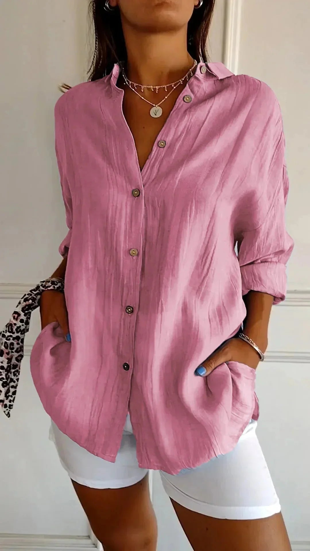 Barbara™ - Blouse en coton de haute qualité