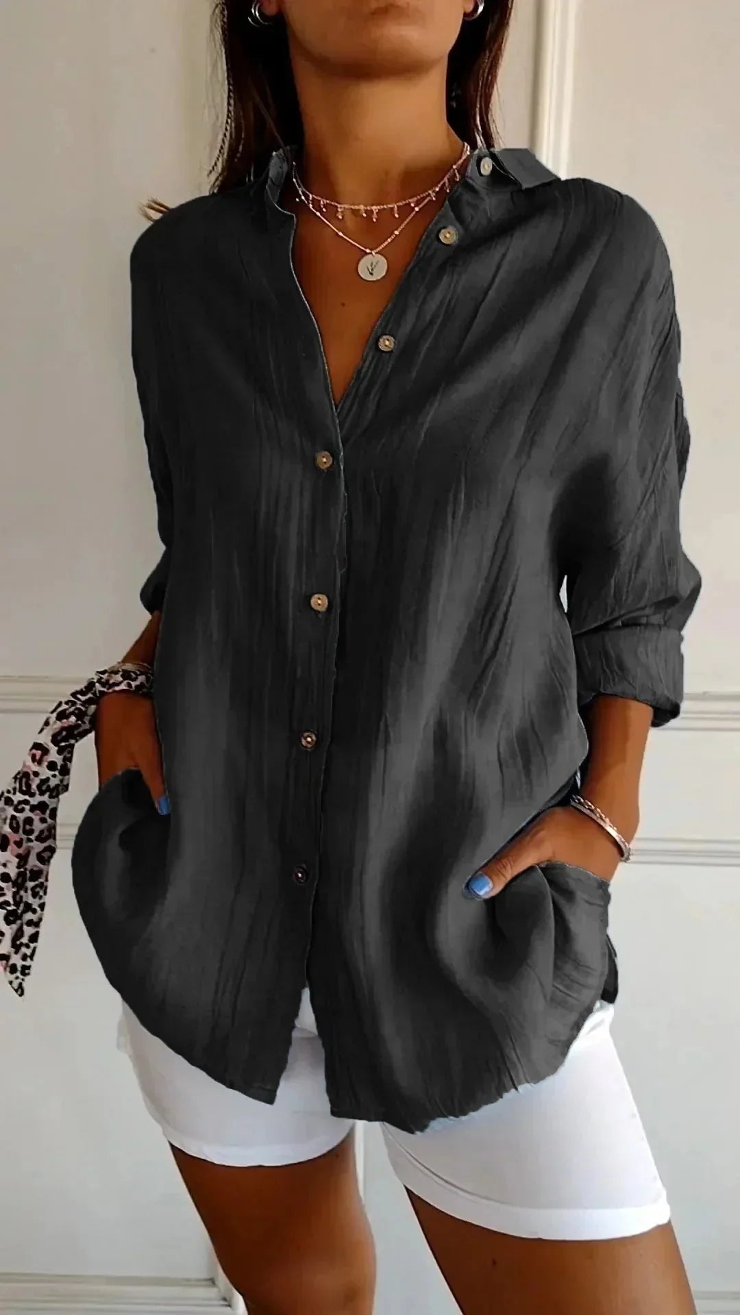 Barbara™ - Blouse en coton de haute qualité