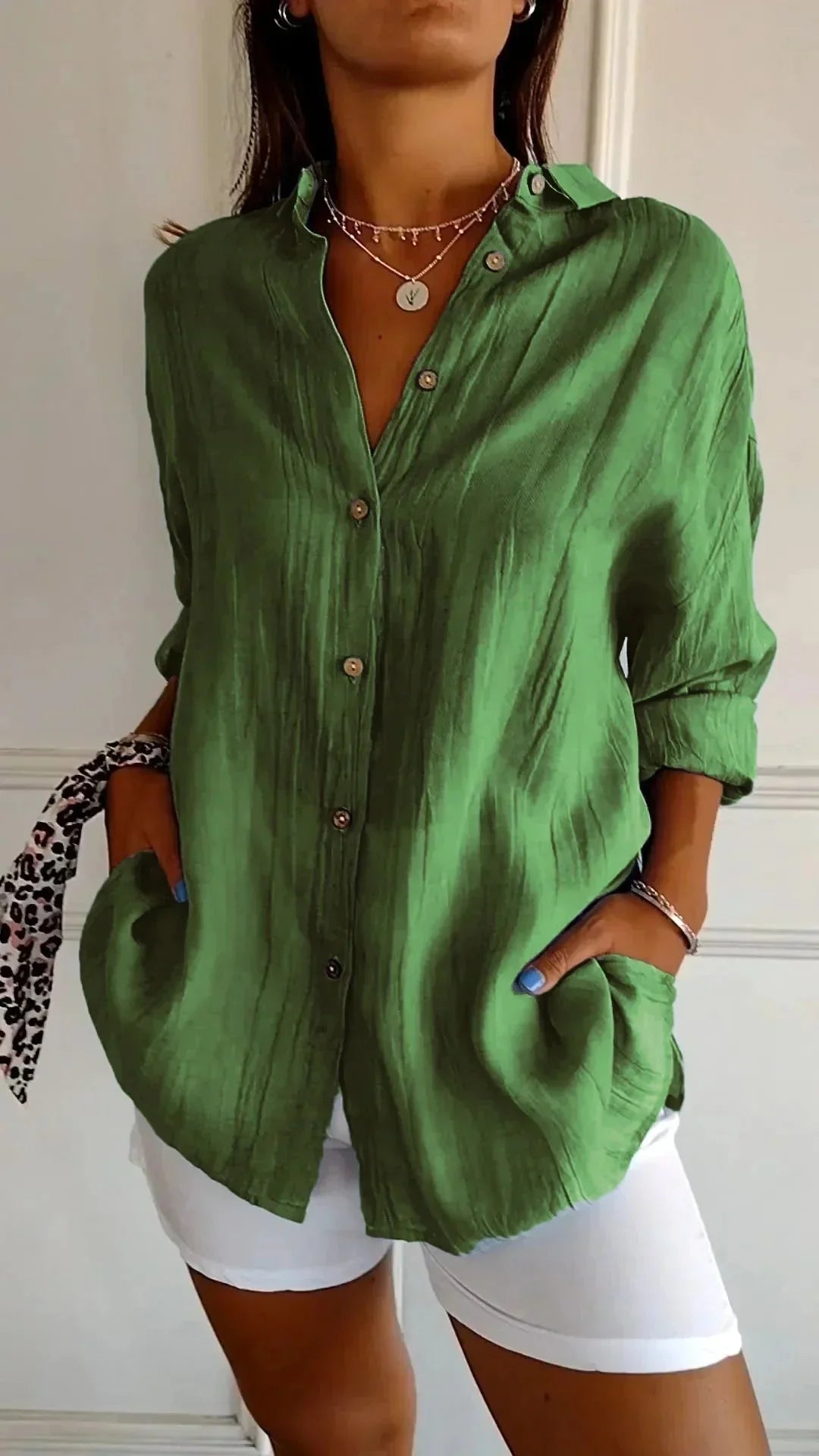 Barbara™ - Blouse en coton de haute qualité