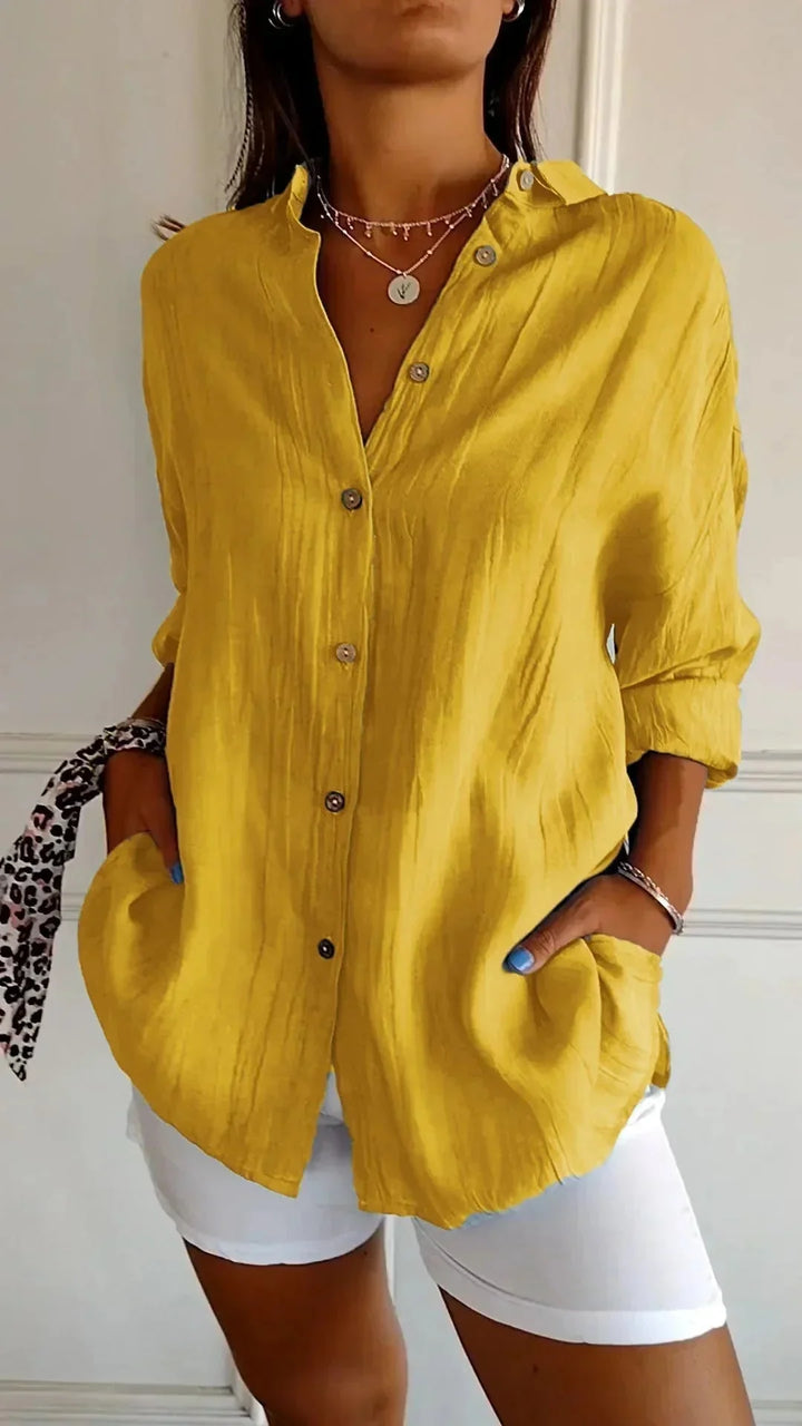 Barbara™ - Blouse en coton de haute qualité