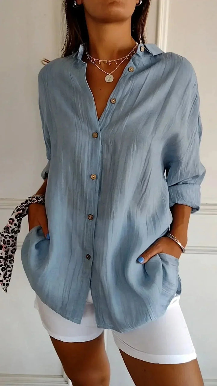 Barbara™ - Blouse en coton de haute qualité