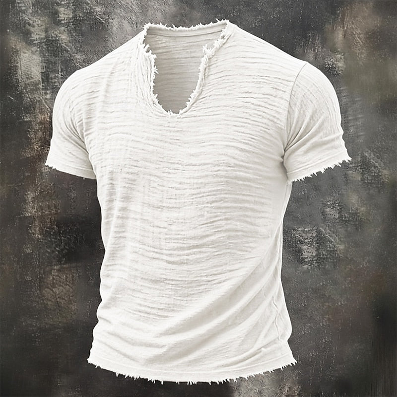 Pierre | T-shirt Vintage à Col V