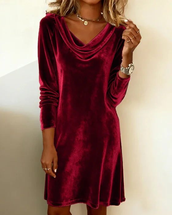 Marie | Robe en Velours Élégante