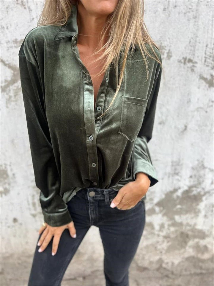 Emily - La Blouse en Velours